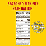 Louisiana Seasoned Chicken Fry Batter Half Gallon - 2.88 lbs (Pack of 3) - Crispy Southern Coating Mix for Fried Chicken - Delicious and Convenient