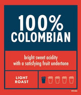 Boyd's Direct Trade 100% Colombian Whole Bean Coffee, Light Roast, 5lb Bag - Smooth, Bright, & Sweet Acidity