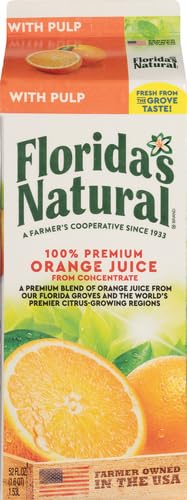 Florida's Natural, Orange Juice Some Pulp, 52 Fl Oz