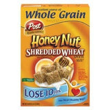 Post Honey Nut Shredded Wheat Cereal 20 oz (Pack of 12)