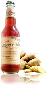 Bruce Cost Fresh Ginger Ale Pomegranate Hibiscus - Case of 12