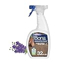 Bona Hardwood Floor Cleaner Spray - 32 fl oz - Lavender Thyme Scent - Refillable - Residue-Free Floor Cleaning Solution for Wood Floors