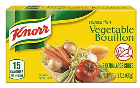 Bouillon 3 Pack of Vegetable Extra Large Cubes w/Exit 28 Bargains Sticker (Total of 18 Extra Large Cubes) Vegetarian