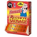 Hannah's Red Hot Sausage - 2/$1 - No Pork - 50 Unit Box