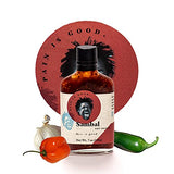 Pain is Good - Habanero Sambal Hot Sauce - 7oz Bottle - Made in USA - All Natural Ingredients, Non-GMO, Gluten-Free, Sugar-Free, Vegetarian, Keto