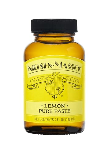 Nielsen-Massey Pure Lemon Paste for Baking and Cooking, 4 Ounce Jar