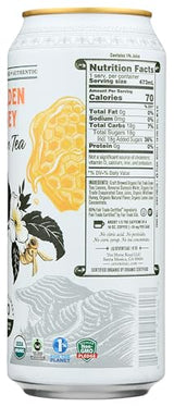 SEVEN TEAS Organic Golden Honey Green Tea, 16 FZ