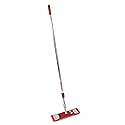 Unger Commercial Restroom Complete Mop Pack with Microfiber Flat Pad and EZ Holder for Hygienic Cleaning, SmartColor System - SMCMR
