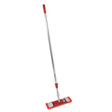 Unger Commercial Restroom Complete Mop Pack with Microfiber Flat Pad and EZ Holder for Hygienic Cleaning, SmartColor System - SMCMR