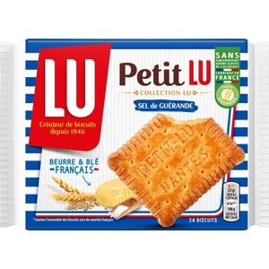 Petit LU Beurre Sel de Guerande 200g (Petit LU Butter and Guerande Salt Biscuits 200g)