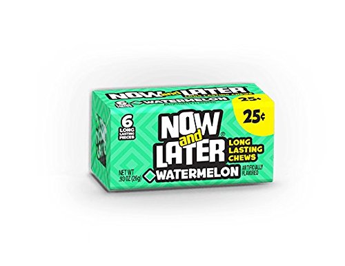 Now and Later Watermelon 24ct Box ..2 Box Deal ( From candy World)