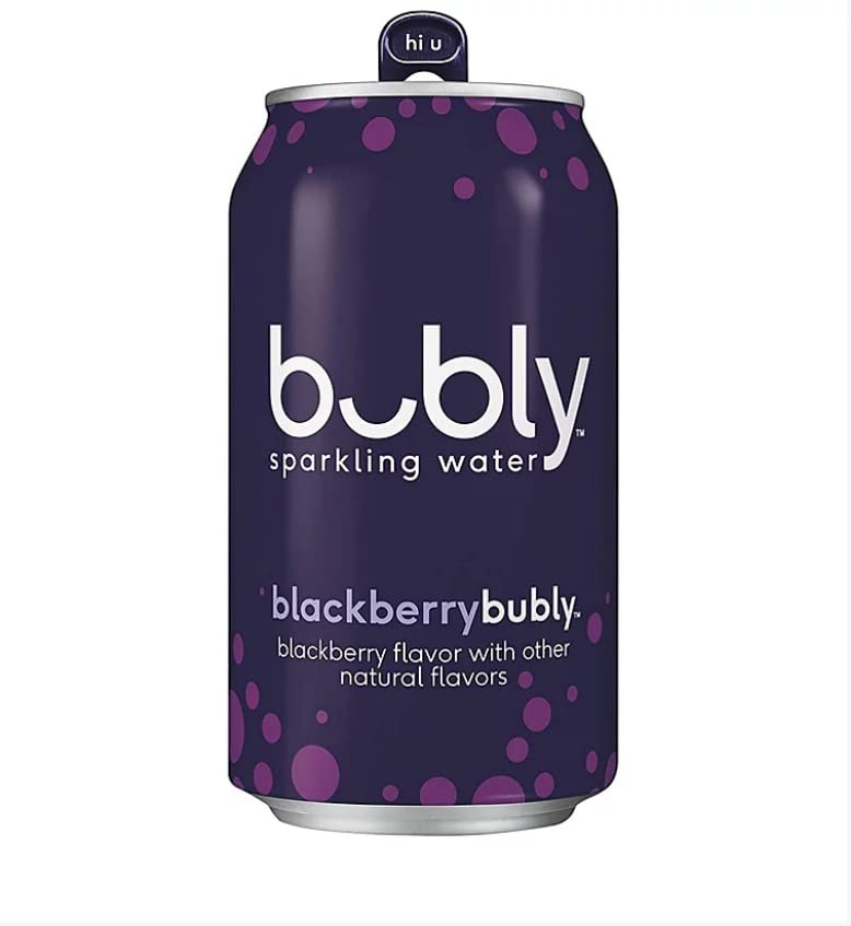 BEEQ- (Pack of) bubly Sparkling Water, Berry Bliss Sampler, 12 fl oz. Cans, Multi Flavor Soft Drink Bundle | Assortment Soda Refrigerator Restock Kit