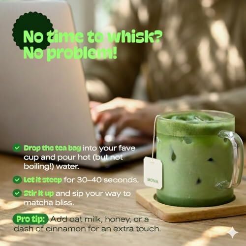 Matcha Teabags MatchaDNA Certified Organic Matcha Green Tea by MATCHA DNA - 100 Teabags