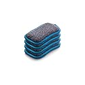 E-Cloth Washing Up Scrub Pad - Microfiber Sponge for Cleaning, Reusable Kitchen Sponge for Dishes & Sink, Non Scratch, Multi Purpose Scrubber, Machine