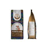 Premium Kenya AA - 100% Single-Origin Arabica Whole Roasted Coffee Beans - Light/Medium Roast - Ethically Sourced from Smallholder (women) Farmers in