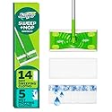 Swiffer Sweeper 2-in-1 Mops for Floor Cleaning, Dry and Wet Multi Surface Floor Cleaner, Sweeping and Mopping Starter Kit, Includes 1 Mop + 19