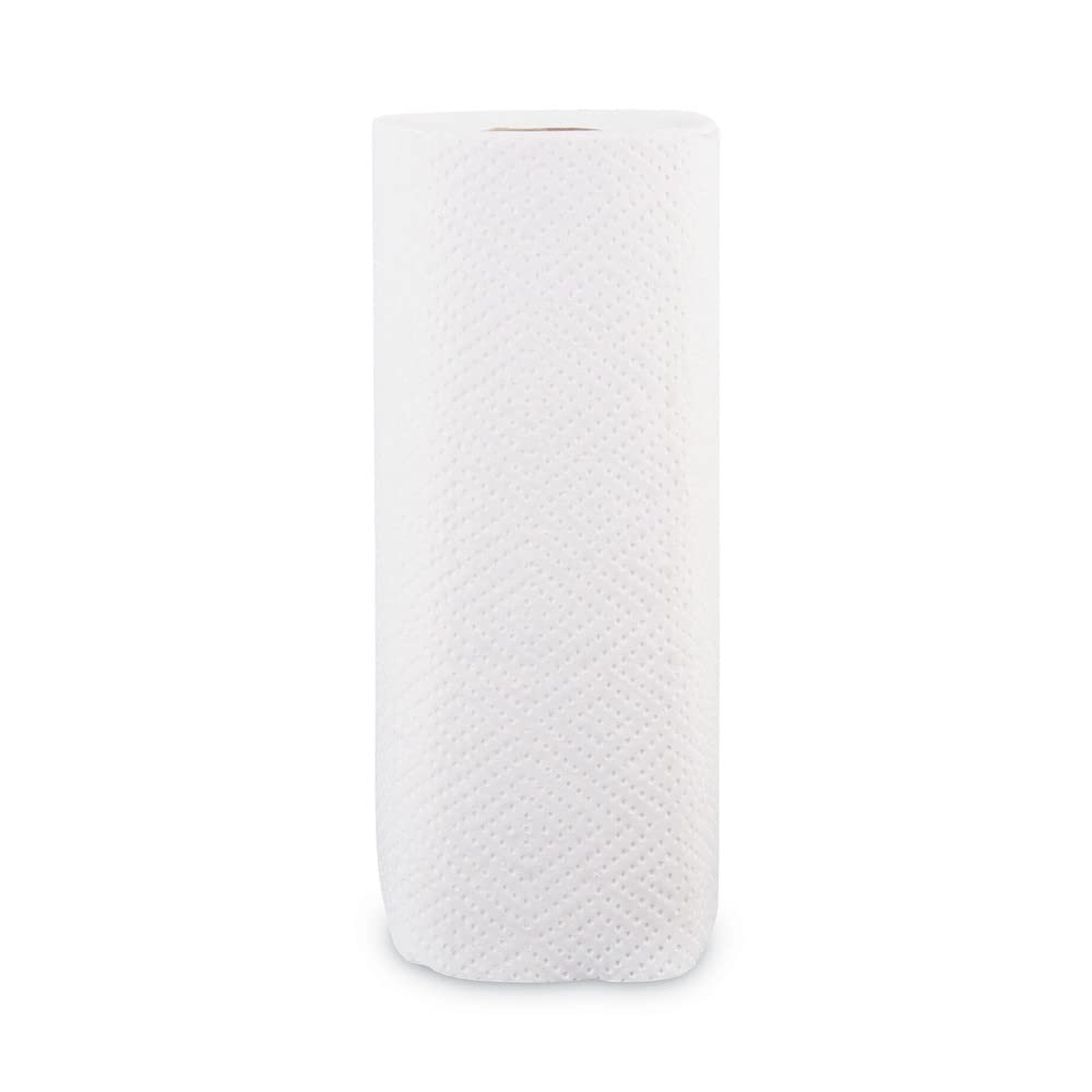 Boardwalk BWK6272 Kitchen Roll Towels, Perforated, 2-Ply, White, 85 Sheets per Roll (Case of 30 Rolls)