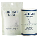 Jacobsen Salt Co. Sea Salt Variety Pack - Coarse, Non-Iodized Made in USA, Non-GMO, Steak Seasoning, Gourmet, Real Salt Flakes - Pure Kosher & Flake