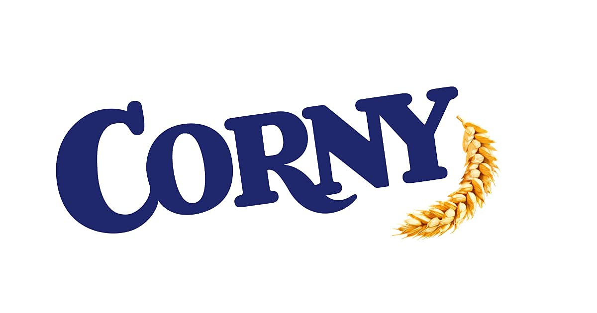 Corny Milch Dark & White Milk Sandwich Cereal Bar | Milk Cream Combined With Valuable Cereals | With Delicious Cocoa Crispies | 4 x 30 g Bars | 1 x