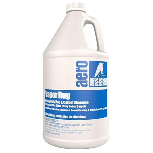 Aero VAPOR RUG Heavy Duty Rug & Carpet Shampoo, One Gallon Bottle