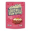 Louisville Vegan Jerky - Toppins’ Bacon Bits, Vegetarian and Vegan Meat - Non-GMO Soy Protein, Gluten-Free High Protein Vegan Snacks