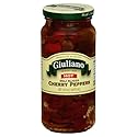 Giuliano Cherry Peppers Deli Sliced, Hot 16 OZ