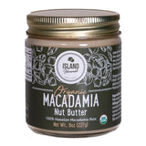 Island Harvest Macadamia Nut Butter - Made with 100% Hawaiian Organic Macadamia Nuts; All-Natural Nut Butter; Non-GMO; High In Fiber; 8 Ounce (Pack