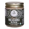 Island Harvest Macadamia Nut Butter - Made with 100% Hawaiian Organic Macadamia Nuts; All-Natural Nut Butter; Non-GMO; High In Fiber; 8 Ounce (Pack