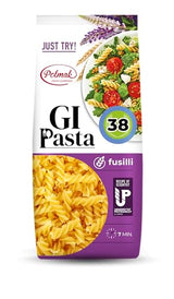 GI Pasta Fusilli, 8.8 oz | Low Glycemic, Italian-Style Spiral Dry Pasta Ideal for Thick Sauces, Salads and Family Dinners