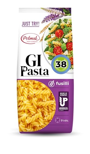 GI Pasta Fusilli, 8.8 oz | Low Glycemic, Italian-Style Spiral Dry Pasta Ideal for Thick Sauces, Salads and Family Dinners