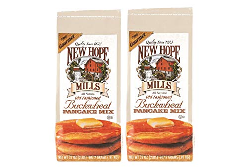 New Hope Mills Easy To Make Pancake Mix- Two 32 oz. Bags- Your Choice of 5 Different Varieties (Buckwheat)