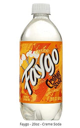20oz Faygo Creme Soda Soda Pop bottles, Pack of 10 (Total 200 FL OZ)