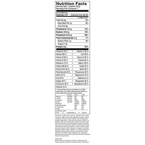 BariatricPal Very High Protein (35g) Shake Meal Replacement - Strawberry (6-Pack)