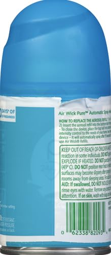 Air Wick Automatic Air Freshener Spray Refill, 2ct, Fresh Waters, Odor Neutralization, Essential Oils