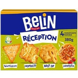 Belin Crackers Reception. Minizza, Triangolini, Monaco, Best of Extra Fin 380g