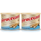Pirucream Wafer Rolls - Delicious Crispy Coconut Creme Rolled Wafers Bites Filled Italian Snack Sticks Coco Roll, Relaxation Moment, Sweet Snack