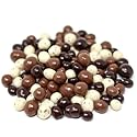 Gourmet Chocolate Covered Coffee Beans, White, Milk and Dark Chocolate Variety