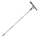 Unger Commercial SmartFit™ WaterWand™ 30" Heavy-Duty Floor Squeegee with 53" Aluminum Handle - Ideal for Removing Water and Dirt from Uneven Surfaces