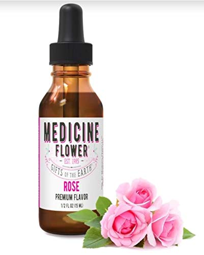 Medicine Flower Pure Flavor Extract - Natural Bulgarian Rose Culinary - .5 Ounce