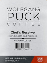 Wolfgang Puck Coffee Chef's Reserve Ground, 16 Ounce