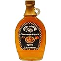 Amish Wedding Foods Fruit Flavored Pancake & Waffle Syrup, TWO 12 fl. oz. Bottles (Cinnamon Peach)