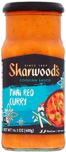 Sharwood's Thai Red Curry 14.1 oz 400g (1 bottle)