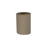 Papernet 410101 Kraft 1-ply Natural Hard Wound roll Towel, 6 Rolls per case, 800