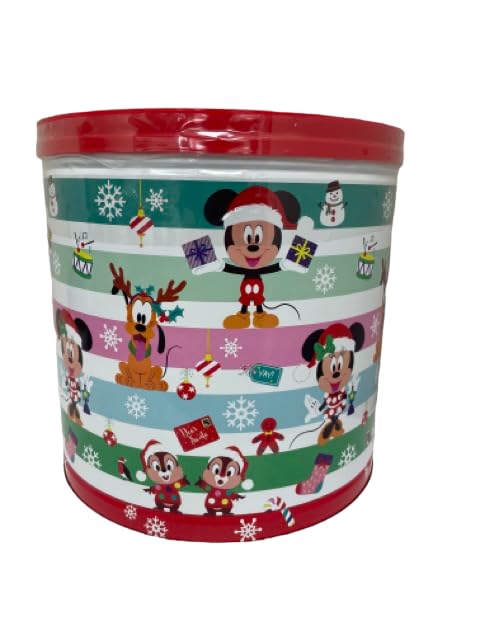 GiftPop Holiday Popcorn Tin - Caramel, White Cheddar, Butter - 21 oz (100th Anniversary Mickey & Friends)