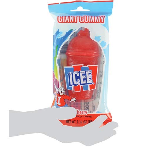 Koko's Icee Giant 2.1 oz. Gummy Candy, 12 Count Display Box