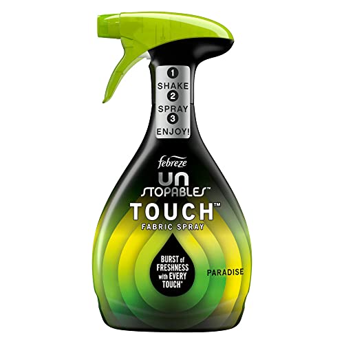 Febreze Unstopables Touch Fabric Spray and Odor Eliminator, Paradise, 27 oz