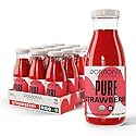 Pomona Organic Strawberry Juice (Pack of 12), Cold Pressed USDA Organic Juices with 100% Strawberries, No Added Sugar, Not From Concentrate, Vegan