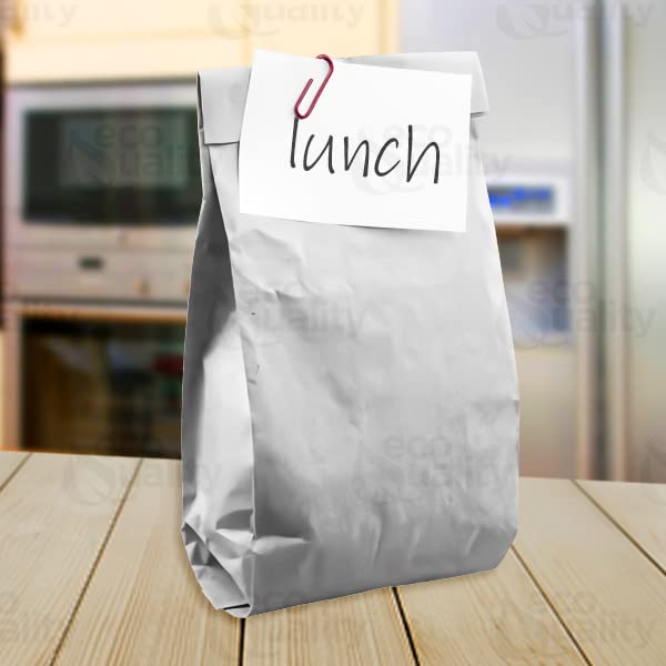 Paper Lunch Bags 16 Lb White Paper Bags 16LB Capacity - Kraft White Paper Bags, Bakery Bags, Candy Bags, Lunch Bags, Grocery Bags, Craft Bags - #16