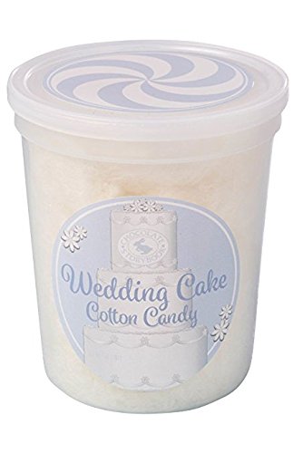 CHOCOLATE STORYBOOK Gourmet Flavored Cotton Candy - Unique Idea for Holidays, Birthdays, Gag Gifts, Party Favors (Wedding Cake, 1.75 oz, 1-Pack)