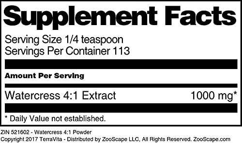 Watercress 4:1 Powder (4 oz, ZIN: 521602) - 3 Pack